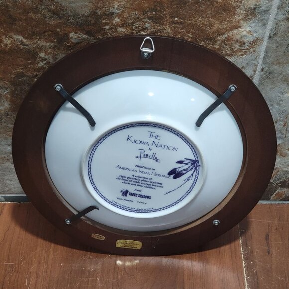 Vague Shadows The Kjowa Nation Decorative Collector Plate by Perillo - Picture 11 of 16